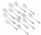 Delcasa DC3145 Stainless Steel Tea Spoon Pack Of 12 - Silver 1 in KSA