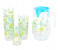 Delcasa DC3382 7 Piece Victoria Glass Water Jug And Cup Set Includes 1500 ML Carafe And 6 230 ML Glasses With Lid - Clear 1 in UAE