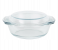 Delcasa DC3313 Round Glass Baking Casserole with Lid 1500 ml - Clear 1 in UAE