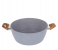 Delcasa DC3326 22 Cm Essential Casserole Non Stick Forged Aluminium Cookware With Granite Coating - Grey 2 in UAE
