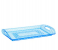 Delcasa DC2549 Transparent Serving Tray With Handles - Transparent Blue 1 in UAE