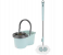 Delcasa DC3453 11L Spin Easy Mop Easy And Bucket Stainless Steel Drum - Blue 1 in UAE