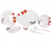 Delcasa DC3393 Melamine Dinner Set 22 Piece Set - White 2 in UAE