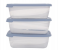 Delcasa DC2580 Rectangular 3pcs Storage Container 3 in UAE