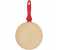 Delcasa DC3410 22 Cm Non-Stick Frypan Strong Aluminum Body With Marble Coating And Heat Resistant Bakelite Handle - White And Red 1 in UAE