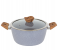 Delcasa DC3327 24 Cm Essential Casserole Non Stick Forged Aluminium Cookware With Granite Coating - Grey 1 in UAE
