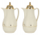 Delcasa DC3251 Vacuum Flask Combo Pack 1 L With Asbestos Free Pink Glass Inner - White And Golden 1 in UAE
