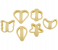 Delcasa DC2691 6Piece Cookie Cutter -Yellow 1 in UAE