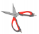 Delcasa DC3197 9Inch Multipurpose Kitchen Scissors With Nut Cracker Screw And Bottle Opener - Red 2 in UAE