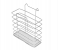 Delcasa DC3029 2 layer Iron Dish Rack - Silver 4 in UAE