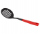 Delcasa DC3225 Nylon Skimmer With Stylish Long Diamond Finish Handle - Black And Red 2 in UAE