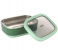 Delcasa DC3217 Rectangle Tiffin Box Food Container with Stainless Steel Inner with Seal Lid 820 ml - Green 2 in UAE
