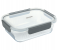 Delcasa DC3243 Rectangle Airtight Container With A Lid 1520 ML - Grey 1 in UAE
