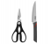 Delcasa DC2953 Kitchen Cutting Set Pack Of 2 - Black 1 in UAE