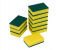 Delcasa DC2995 Sponge Scrubber Pack of 10 - Green And Yellow 1 in UAE