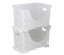 Royalford RF10800 Dynamic 4 Tier Storage Cabinet Plastic Rack Closet Organizer Box - White 2 in UAE