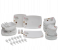 Royalford RF9758 Opal Hard Square Dinner Set 71 Pieces - White 1 in UAE