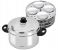 Royalford RF9977 Stainless Steel Idly Cooker 4L 4 Racks 16 Idlis - Silver 1 in UAE