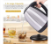 Generic 2L Electric Kettle Black and Silver Image
