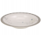 Royalford RF10602 Melamineware Deep Serving Plate 8 Inch Round Plate with Elegant Floral Design - White And Brown 1 in UAE