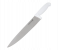Royalford RF10234 8 Inch Chef Knife Stainless Steel with PP Handle - White 1 in UAE