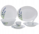 Royalford RF10679 44 pcs opalware dinner set English lavender - White 2 in UAE