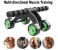 4 Wheel Ab Roller Balanced Pro Advance Wheel Roller Abdominal Fitness Trainer And Stomach Exercise Machine Equipment Workout for Men & Women AB Roller Exerciser 4 in KSA