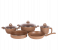 Royalford RF11305 8-Piece Chef Choice Granite Coated Cookware Set - Brown 1 in UAE