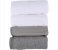 Royalford RF10743 4 pcs Multi-Purpose Microfiber Cloth Set 100% Micro-Fiber and 100% Anti-Bacterial - Grey and White 1 in UAE
