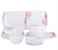 Royalford RF9754 Opal Hard Square Dinner Set 27 Pieces - White 1 in UAE