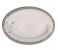 Royalford RF10605 Melamineware Oval Rice Plate 12 Inch Dinner Plate -White & Grey 2 in UAE