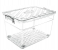 Royalford RF10814 Large Storage Organizer Box with Lid 40L - Transparent 1 in UAE