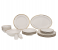 Royalford RF11050 Premium Bone China Dinner Set 28 Pcs - White And Gold 1 in UAE