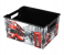 Royalford RF10907 Kids Patterned Storage Box Multi-Purpose Utility Box with Handles - Black And Red 1 in UAE