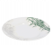 Royalford RF9886 10 Inch Melamine Ware Dinner Plate - White And Green 1 in UAE
