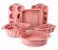 RoyalFord RF10473 6Pcs Silicone Bakeware Set - Pink 1 in UAE