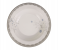 Royalford RF10602 Melamineware Deep Serving Plate 8 Inch Round Plate with Elegant Floral Design - White And Brown 2 in UAE