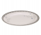 Royalford RF10605 Melamineware Oval Rice Plate 12 Inch Dinner Plate -White & Grey 1 in UAE