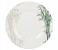 Royalford RF9886 10 Inch Melamine Ware Dinner Plate - White And Green 2 in UAE