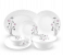 Royalford RF12685 Opalware 18 Piece Dinner Set With Exquisite Floral Design - White 1 in UAE