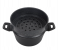 Royalford RF12623 2 Tier Aluminium Steamer Cooker Capsule Bottom with Glass Lid 24cm - Black 3 in UAE