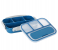 Royalford RF12595 1000 ml Plastic Lunch Box with Cutlery with Transparent Lid Spoon and 4 Compartments - Blue 2 in UAE