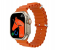 T500 JPN3137 Ultra Pro Smart Watch – USB Charging, Ocean Band Loop Wrist Strap - Orange 1 in UAE