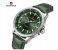 Naviforce PU Leather Band Analog Quartz Wrist Watch For Men NF9248L S/BE/BE - 46mm - Green 1 in UAE