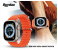 8 Series XS8 Pro Ultra Smart Watch Ocean Band Loop Wrist Strap - Orange 1 in KSA