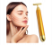 Usuny 24k Golden Pulse Facial Massager face roller face massager for anti-aging fine lines, 24K vibrating face roller electric face massager machineT-Shape Electric Sign Face Massage Tools for Sensitive Skin Face Pull Tight Firming Lift 1 in UAE