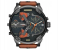 Diesel JPN7332BS Mr. Daddy Round Shape Leather Band Chronograph Wrist Watch 57 mm - Brown 1 in UAE