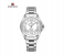 Naviforce NF5037 Modern Design Quartz Simple Fashion Waterproof Wristwatch Stainless Steel Band Girls Clock SW 1 in KSA