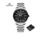 NF8030 Original Fashion Business Date Quartz Waterproof Watch SB 1 in KSA
