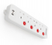 Geepas 4-Way Extension Socket with Individual Switches & 2 USB Ports, Fireproof, 3M Cord – Home & Office 2 in KSA